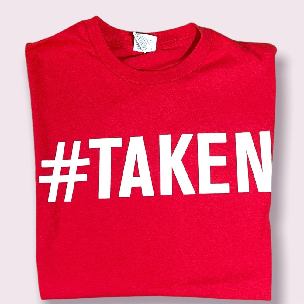 Red #Taken Shirt